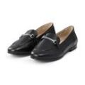 Leder-Loafer - Schwarz - Gr.: 37