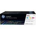 Hp U0SL1AM / 131A Original Toner Multipack (Cyan, Magenta, Gelb) (U0SL1AM) - Hewlett Packard