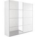 Schwebetürenschrank RAUCH "Subito Kleiderschrank Bestseller", weiß, B:181cm H:197cm T:61cm, Holzwerkstoff, Schränke, Schlafzimmerschrank Schrank Garderobe mit 4 Spiegelelementen