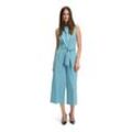 Overall BETTY BARCLAY "Betty Barclay Jumpsuit mit Eingrifftaschen" Gr. 36, Normalgrößen, blau (diamond blau) Damen Overalls Form