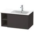 Duravit L-Cube Waschtisch-Unterschrank LC619208080 82x48,1x40cm, 1 Auszug, Becken rechts, graphit supermatt