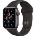 Apple Watch Series SE 1 (2020) GPS + Cellular 44 mm - Aluminium Space Grau - Sportarmband Schwarz