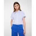 BRAX Damen Bluse Style VIV, Blau, Gr. 40