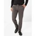 Eurex by BRAX Herren Flatfronthose Style THILO, Grau, Gr. 25