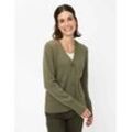 BRAX Damen Strickjacke Style ALICIA, Khaki, Gr. 34