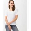 Brax Damen Shirt Style CORA, Weiß, Gr. 34