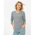 Brax Damen Shirt Style CARINA, Blau, Gr. 34