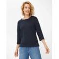 BRAX Damen Sweatshirt Style BONNIE, Blau, Gr. 34