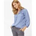 BRAX Damen Bluse Style VIAN, Blau, Gr. 34