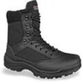 Mil-Tec Tactical Boot m. YKK Zipper schwarz, Größe 45/US 12