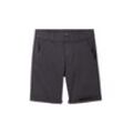 TOM TAILOR Jungen Chino Bermuda Shorts, grau, Uni, Gr. 152