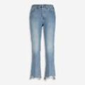 Blaue Austin Crop Jeans mit hohem Bund