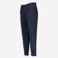 Dunkelblaue Tapered Fit Hose mit mittelhohem Bund