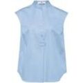 Ärmellose Bluse Peter Hahn blau, 42