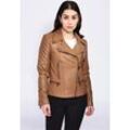 Lederjacke MAZE "Solna" Gr. L, braun (cognac) Herren Jacken