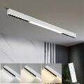 Deckenlampe led Deckenleuchte Wohnzimmer - 107CM Wohnzimmerlampe Lang Küchenlampe 32W Bürolampe Decke Modern Dimmbar mit Fernbedienung Büro