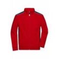 Sweat-Jacke Herren JN870 Gr. xl red/navy - James&nicholson