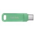 SanDisk Ultra Dual Drive Go - USB-Flash-Laufwerk - 128 GB - USB 3.2 Gen 1 / USB-C - absinthe green