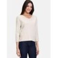 Betty Barclay Feinstrickpullover Damen Viskose, beige