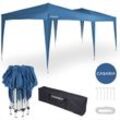 Faltpavillon Blau 3x6m