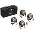 Eurolite 42110204 Set 4x LED PARty Spot Silent RG LED-PAR-Scheinwerfer