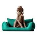 Tierlando NEMO Hundebett Hundesofa S M L Hundekorb Katzenbett 65 80 100cm türkis 65 cm, 20 cm, 50 cm