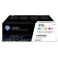 Original HP Color LaserJet Pro M 450 Series (CF252XM / 410X) Toner Cyan,Magenta,Gelb