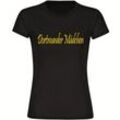 multifanshop Damen T-Shirt - Dortmund - Dortmunder Mädchen - Druck gelb - Frauen