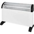 Konvektor Heizgerät Exquisit HK 34524 we, 750/1250/2000 W, 3 Stufen, Tragegriff, B 533 x T 198 x H 385 mm, Kunststoff, weiß