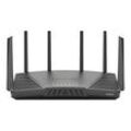 Synology RT6600AX - Wireless Router 4-Port-Switch - 1GbE, 2.5GbE - WAN-Ports: 2 - Wi-Fi 6 - Tri-Band