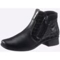 Stiefelette CLASSIC, Damen, Gr. 37, schwarz, Glattleder, Lackleder, feminin, Schuhe