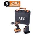 18V Schlagbohrschrauber BSB18SBL-202C Brushless Set Schlagbohrmaschine 2x 2,0 Ah Akku im Koffer - AEG