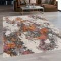 Hochflor-Teppich PACO HOME "Vincenza 281", bunt (mehrfarbig), B:200cm H:34mm L:280cm, Polyester, Teppiche, samtweich und kuschelig, modernes Design, Used Look