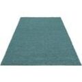 Hochflor-Teppich BRUNO BANANI "Shaggy Soft" Teppiche Gr. B: 200cm, 30mm, L: 290cm, blau (aquablau) gewebt, Uni Farben, besonders weich und kuschelig