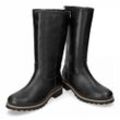 Winterstiefel PANAMA JACK "Bambina Igloo" Gr. 37, Normalschaft, schwarz Damen Schuhe Langschaftstiefel, Profilsohle, mit Lammfellfutter