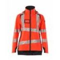 Mascot - Hard Shell Jacke, Damen, leichtem Futter Jacke Gr. xl, Hi-vis rot/schwarzblau