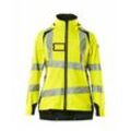 Mascot - Hard Shell Jacke, Damen, leichtem Futter Jacke Gr. 3XL, hi-vis gelb/schwarz