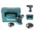 Makita DHP 485 G1J Akku Schlagbohrschrauber 18V 50 Nm brushless + 1x Akku 6,0Ah + Makpac - ohne Ladegerät