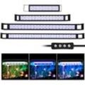 Led Aquarium Lampe Tank Leuchte Versenkbare Aquarien Beleuchtung mit Timer.20W.75-90cm - Hengda