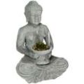 Statuette Buddha sitzend - Zement h 40 cm Atmosphera Créateur D'intérieur