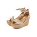 LASCANA Sandalette beige Gr. 38 für Damen