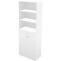 Schäfer Shop Genius Regal-Schrank-Kombination TETRIS WALL, 6 Ordnerhöhen, B 800 x T 440 x H 2250 mm, weiß