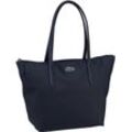 Lacoste Shopper Damen Kunstleder, blau