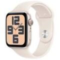 Apple Watch SE 44 mm Aluminium (GPS) Sportarmband M/L polarstern