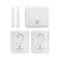 Homematic IP Sicherheitsset S - Access Point + Bewegungsmelder mit Dämmerungssensor 2er-Set + Fenster- und Türkontakt – optisch 2er-Set