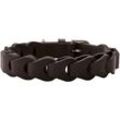 Hunter Halsband Solid Education Chain dunkelbraun 50 cm