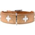 Hunter Halsband Swiss natur / beige 37 cm