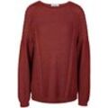 Rundhals-Pullover Peter Hahn rot