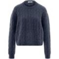 Rundhals-Pullover Peter Hahn blau