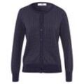 Strickjacke Peter Hahn blau